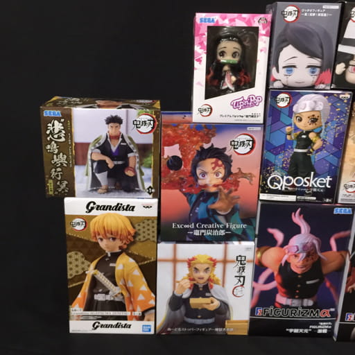 鬼滅の刃 FIGURIZMα 宇髄天元 甘露寺蜜璃 竈門禰豆子 他 煉獄杏寿郎 竈門炭治郎 我妻善逸 等 フィギュア まとめ